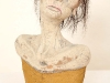 thumbs 187 paganuzzi i never lost control 1984 27x45x17 stocking mixedmedia Collection continued