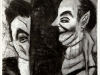 thumbs 297 burch between the fools 1985 63x92 charcoal drawing Collection continued