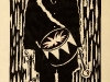 thumbs 467 garland minor catastrophy 1985 33x62 woodcut linocut ap Collection continued