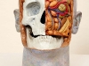 thumbs 40a poynter head study skull 2001 lifesize fibreglass oil paint Malcolm Poynter