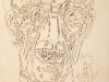 thumbs 324 souza portrat of robert wraight 1962 27x42 pen and ink drawing Francis Souza