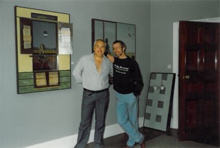 The Mike Francis Room at Denne Hill, with New York Gallerist, Arnold Katzen – July 1981