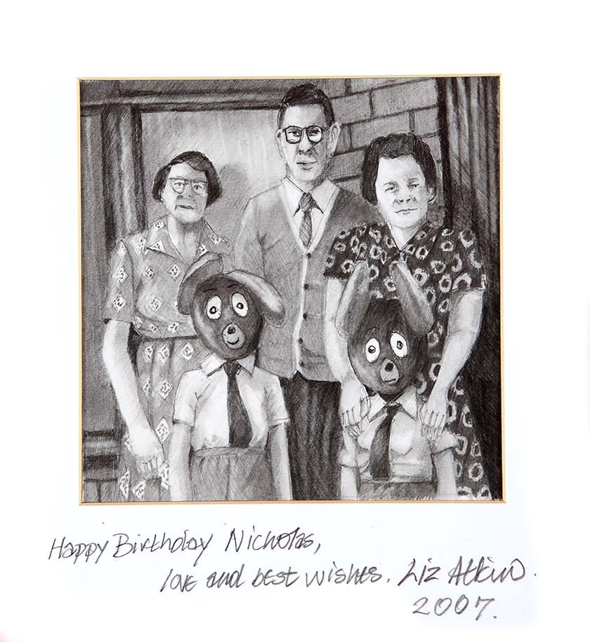 Liz Atkin: 70th Birthday Drawing