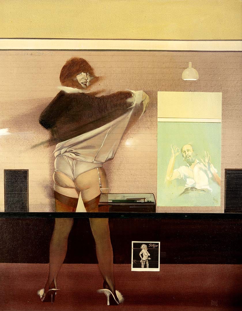 Mike Francis: Study for Listening to the Stripper