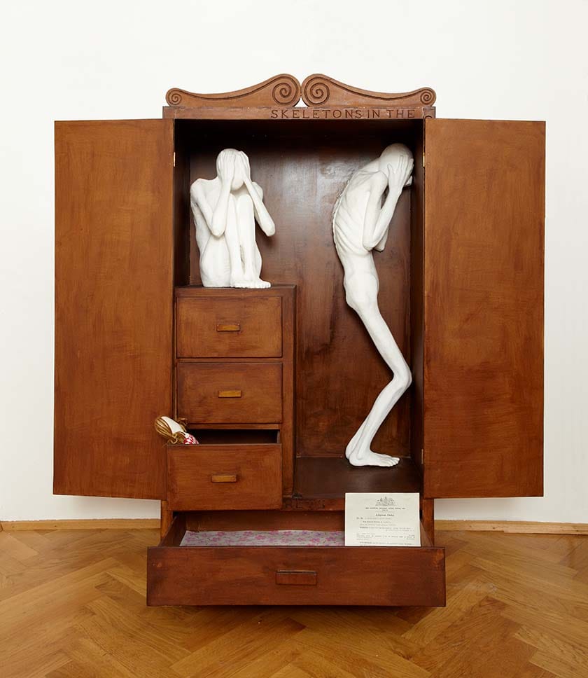 Rachel Lewis: Skeletons in the cupboard (open)