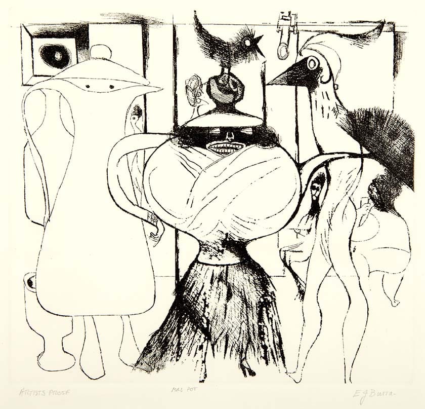 Edward Burra: Mrs Pot