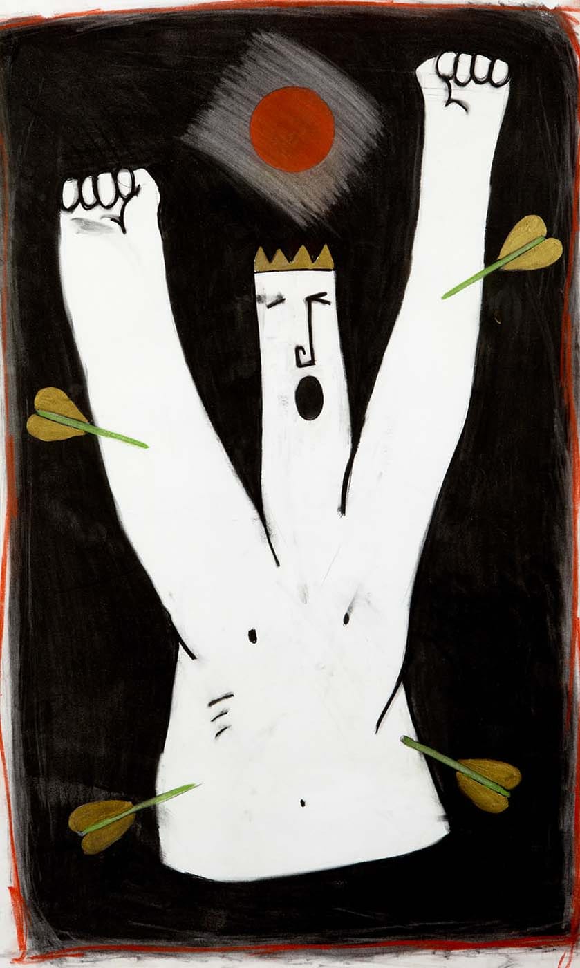 Stephen Beddoe: St Sebastian Tree at Denne Hill