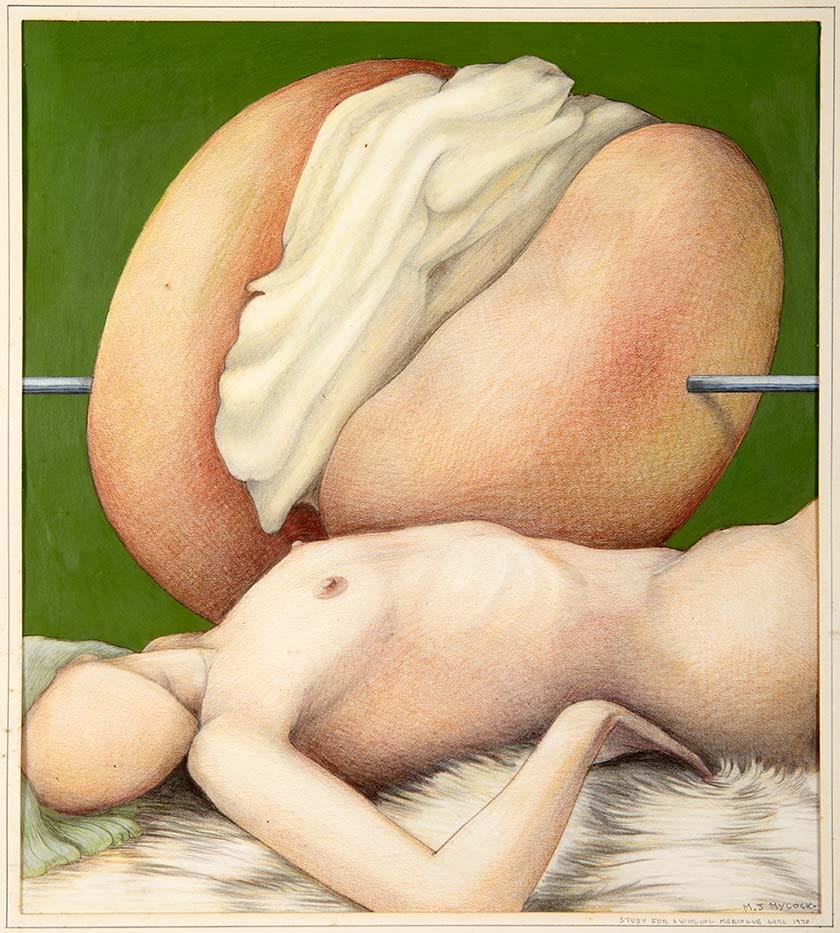 Mike Mycock: Study for Swinging Meringue Girl