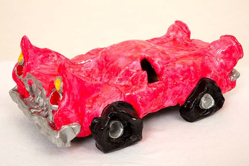 Tim Noble and Sue Webster: Painted Car (view)