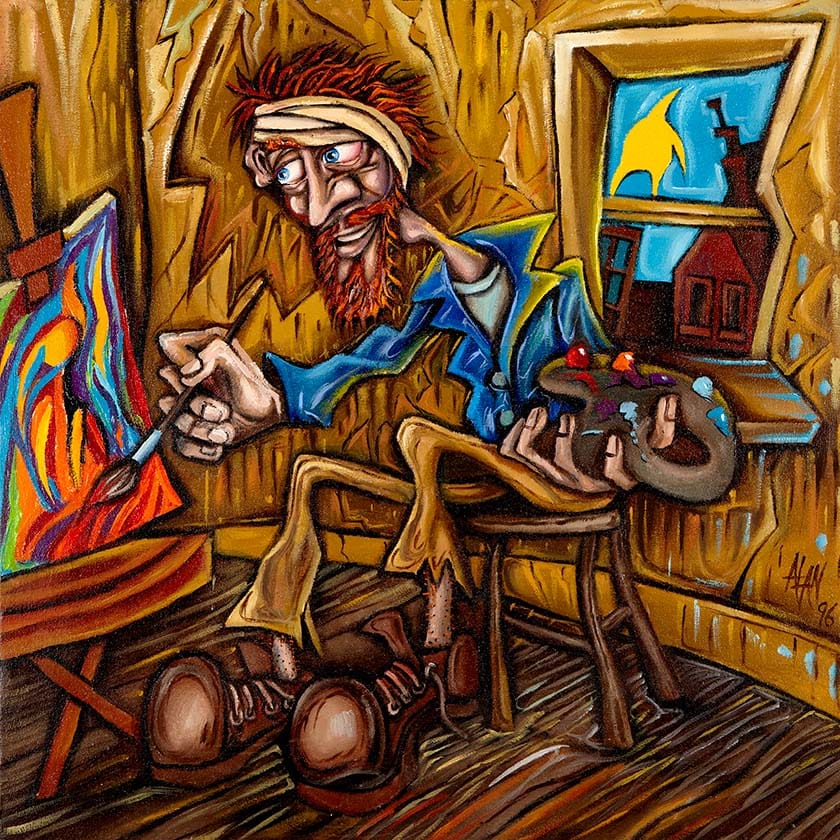 Alan Russell-Cowan: Vincent with Bandaged Ear