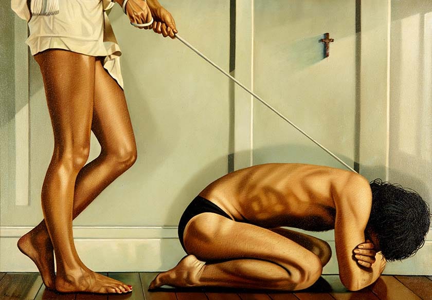 Eric Scott: Self-Portrait on a Lead