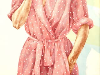 Jane Anderson: Inheritance - my grandmothers pink wrap and my mothers pearls