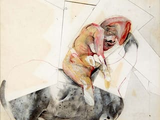Cathie Fenwick: Woman Caressing a Horse