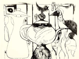 Edward Burra: Mrs Pot