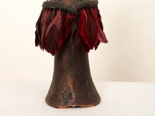 Joseph Kurhajek: Woman with Red Feathered Skirt