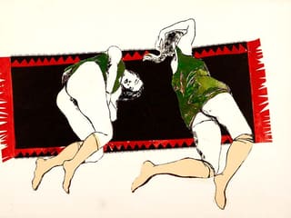 Jack Yates: Girls on Rug