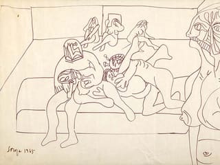 Francis Souza: Orgy Drawing