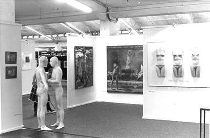 Cologne Art Fair 1977, with works by Malcolm Poynter, Mike Gorman and Robert Knight.